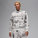 Sweat  capuche imprim en tissu fleece jordan essentials pour homme - blanc