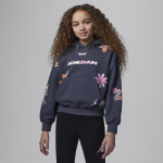 Sweat � capuche jordan deloris jordan flower pour ado - gris