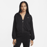 Sweat à capuche en molleton à zip et coupe ample nike sportswear chill terry pour femme - noir Sweat à capuche en molleton à zip et coupe ample nike sportswear chill terry pour femme - noir