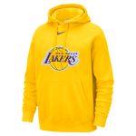 Sweat  capuche nike nba los angeles lakers club pour homme - jaune