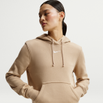 Sweat � capuche nike phoenix fleece pour femme - marron