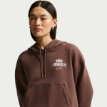 Sweat � capuche nike phoenix fleece pour femme - marron