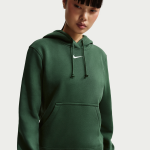 Sweat � capuche nike phoenix fleece pour femme - vert