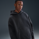 Sweat  capuche oversize en fleece nike tech pour homme - gris