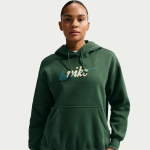 Sweat � capuche oversize � logo nike phoenix fleece pour femme - vert