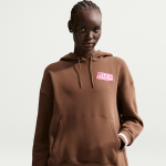 Sweat � capuche oversize nike phoenix fleece pour femme - marron
