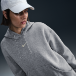 Sweat à capuche oversize nike sportswear phoenix fleece pour femme - gris Sweat à capuche oversize nike sportswear phoenix fleece pour femme - gris
