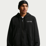 Sweat � capuche de skateboard enti�rement zipp� en tissu fleece nike sb - noir