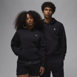 Sweat � capuche en tissu fleece jordan brooklyn pour homme - noir