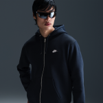 Sweat à capuche en tissu fleece à zip nike club pour homme - bleu Sweat à capuche en tissu fleece à zip nike club pour homme - bleu