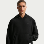 Sweat � capuche de training en fleece nike n. a. c. dri - fit pour homme - noir