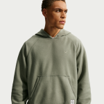 Sweat � capuche de training en fleece nike n. a. c. dri - fit pour homme - vert