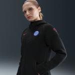 Sweat  capuche et zip de foot en fleece nike total 90 paris saint - germain tech windrunner 3e tenue ...