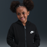 Sweat  capuche  zip nike club fleece pour enfant - noir