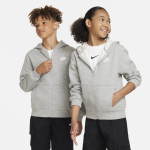 Sweat à capuche et zip nike sportswear club fleece pour ado - gris Sweat à capuche et zip nike sportswear club fleece pour ado - gris