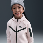 Sweat à capuche et zip nike tech fleece pour fille - rose Sweat à capuche et zip nike tech fleece pour fille - rose