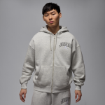 Sweat  capuche et zip oversize jordan brooklyn fleece pour homme - gris