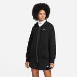 Sweat  capuche et zip oversize nike sportswear phoenix fleece pour femme - noir