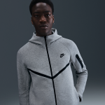 Veste à zip en fleece windrunner nike tech pour homme - gris Veste à zip en fleece windrunner nike tech pour homme - gris