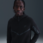 Veste à zip en fleece windrunner nike tech pour homme - noir Veste à zip en fleece windrunner nike tech pour homme - noir