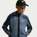 Sweat � capuche enti�rement zipp� nike pour ado - bleu
