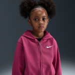Sweat  capuche entirement zipp nike dri - fit essentials pro pour enfant - rose