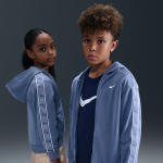 Sweat à capuche entièrement zippé nike club pour ado - bleu Sweat à capuche entièrement zippé nike club pour ado - bleu