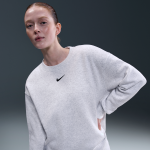 Sweat oversize à col ras - du - cou nike phoenix fleece pour femme - marron Sweat oversize à col ras - du - cou nike phoenix fleece pour femme - marron