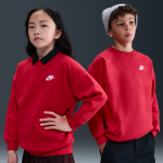 Sweat oversize nike sportswear club fleece pour ado - rouge