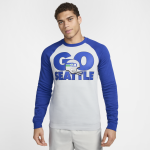 Sweat - shirt nike historic raglan (nfl seahawks) pour homme - gris Sweat - shirt nike historic raglan (nfl seahawks) pour homme - gris