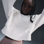 Sweat ultra - oversize  col ras - du - cou nike phoenix fleece pour femme - marron