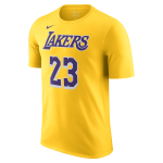 Tee - shirt nike nba los angeles lakers pour homme - jaune