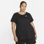 Tee - shirt nike sportswear club essentials pour femme - noir