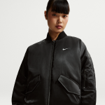 Veste aviateur r�versible therma - fit nike pour femme - noir