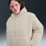 Veste à capuche ample nike classic puffer therma - fit pour femme - gris Veste à capuche ample nike classic puffer therma - fit pour femme - gris