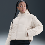 Veste à capuche ample therma - fit nike classic puffer pour femme - gris Veste à capuche ample therma - fit nike classic puffer pour femme - gris
