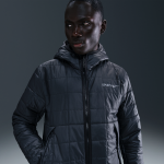 Veste à capuche et garnissage synthétique nike football tottenham hotspur pour homme - noir Veste à capuche et garnissage synthétique nike football tottenham hotspur pour homme - noir