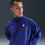 Veste  capuche nike football chelsea fc club pour homme - bleu