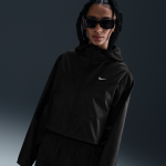Veste à capuche tissée ample nike sportswear windrunner pour femme - noir Veste à capuche tissée ample nike sportswear windrunner pour femme - noir