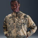 Veste coupe - vent nike acg  cinder cone  pour homme - marron