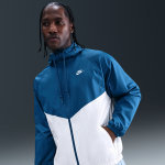 Veste doubl�e nike windrunner pour homme - bleu