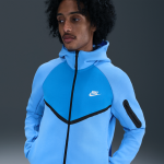 Veste à zip en fleece windrunner nike tech pour homme - bleu Veste à zip en fleece windrunner nike tech pour homme - bleu