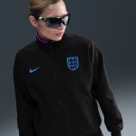 Veste de foot nationale nike dri - fit angleterre strike extrieur pour femme - noir