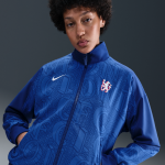 Veste de foot nationale nike dri - fit chelsea fc strike pour femme - bleu Veste de foot nationale nike dri - fit chelsea fc strike pour femme - bleu