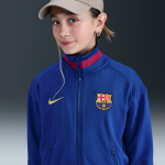 Veste de foot nationale nike dri - fit fc barcelona academy pro domicile pour ado - bleu Veste de foot nationale nike dri - fit fc barcelona academy pro domicile pour ado - bleu