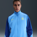 Veste de foot nationale nike dri - fit fc barcelona strike fourth pour homme - bleu