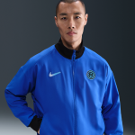 Veste de foot nationale nike dri - fit inter milan strike pour homme - bleu
