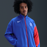 Veste de foot nationale nike dri - fit total 90 psg strike 3e tenue pour homme - bleu