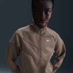 Veste en maille nike sportswear windrunner pour femme - marron Veste en maille nike sportswear windrunner pour femme - marron