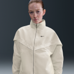 Veste satinée nike sportswear windrunner pour femme - blanc Veste satinée nike sportswear windrunner pour femme - blanc